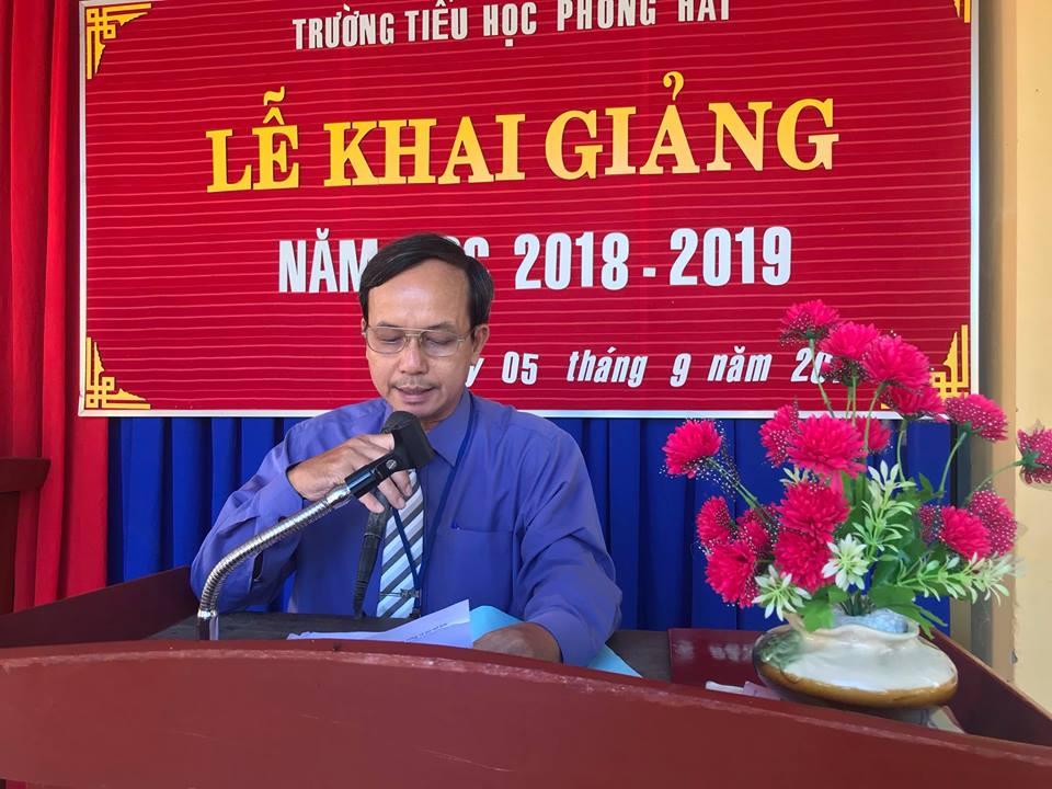 khai giảng năm học mới 2018 -2019